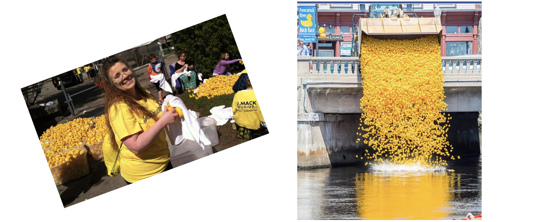 Pawcatuck River Duck Race